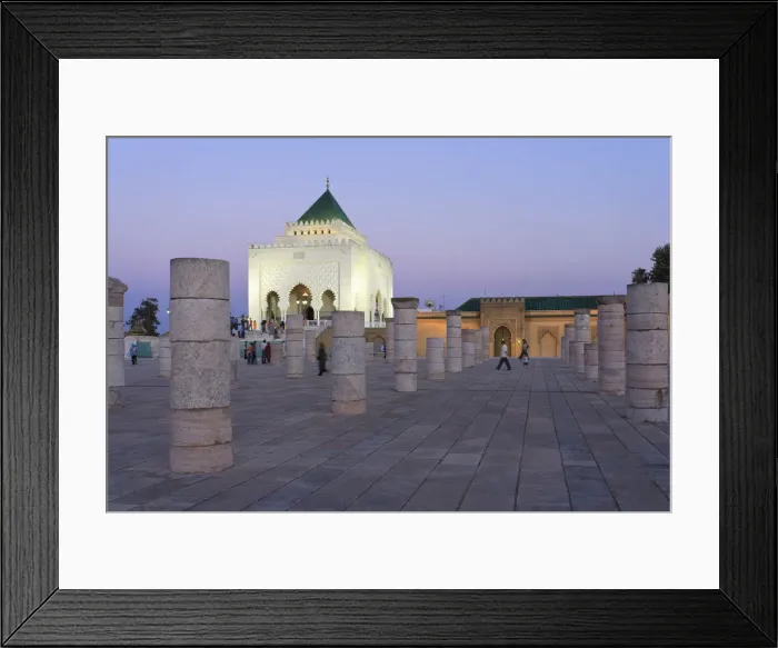 Framed Print : Morocco, Rabat, Hassan Tower Framed Print : Morocco, Rabat, Hassan Tower