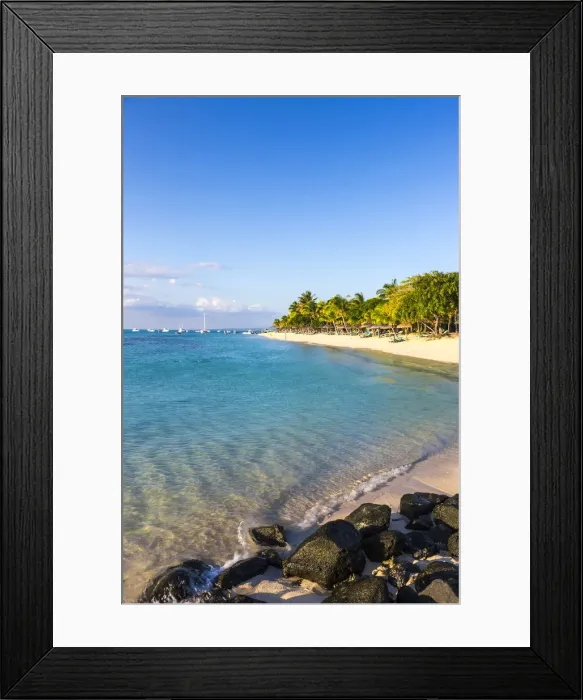 Framed Print : Le Morne Brabant Peninsula, Black River (Riviere Noire), West Coast, Mauritius, Indian Framed Print : Le Morne Brabant Peninsula, Black River (Riviere Noire), West Coast, Mauritius, Indian