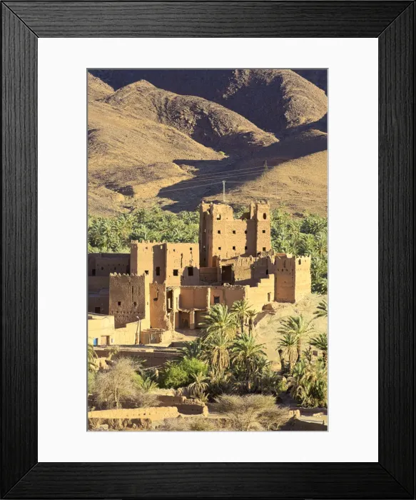 Framed Print : Morocco, Draa Valley, Kasbah Tamnougalt Framed Print : Morocco, Draa Valley, Kasbah Tamnougalt
