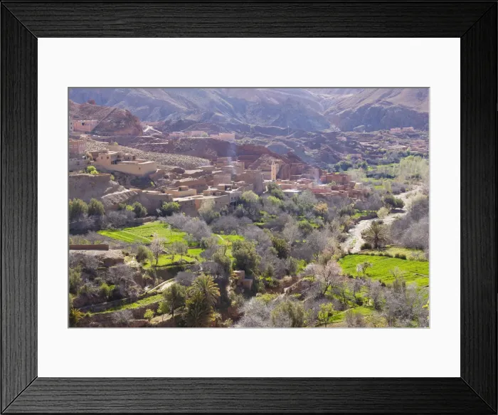 Framed Print : Dades valley, Dades gorges, Ouarzazate region, Morocco Framed Print : Dades valley, Dades gorges, Ouarzazate region, Morocco