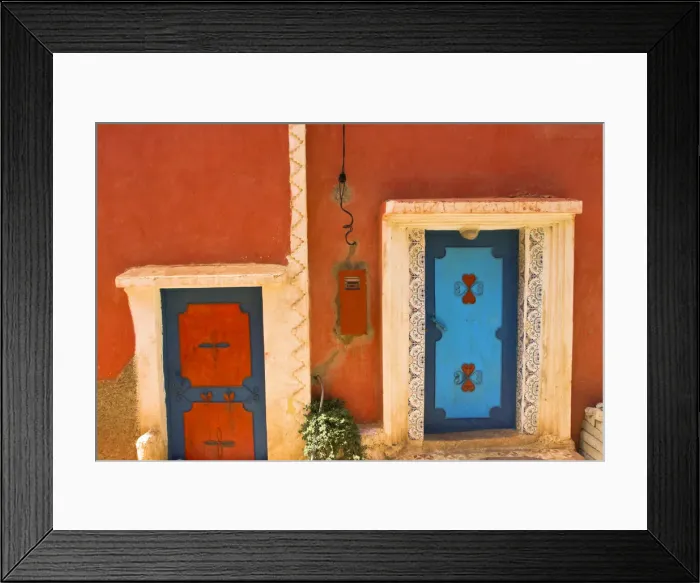 Framed Print : Morocco, Anti Atlas, near Tafraoute, Slopes of Jaebel Lekst, Tagoudiche Berber Village Framed Print : Morocco, Anti Atlas, near Tafraoute, Slopes of Jaebel Lekst, Tagoudiche Berber Village