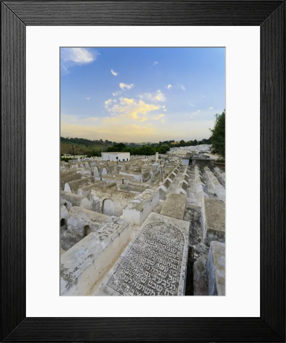 Framed Print : Morocco, Fes, Medina (Old Town), Synagogue, Jewish Cemetery Framed Print : Morocco, Fes, Medina (Old Town), Synagogue, Jewish Cemetery