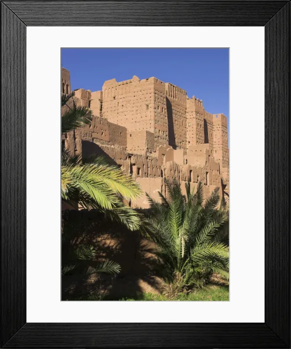 Framed Print : Morocco, Draa Valley, Tamnougalt Kasbah Framed Print : Morocco, Draa Valley, Tamnougalt Kasbah