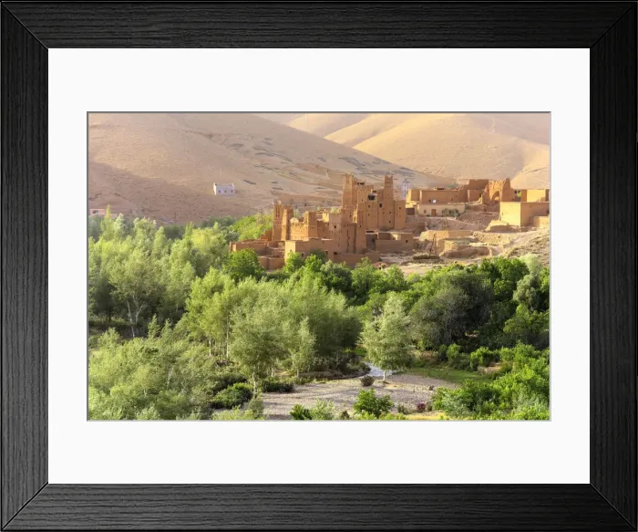 Framed Print : Morocco, High Atlas Mountains, Kasbah Ait Arbi Framed Print : Morocco, High Atlas Mountains, Kasbah Ait Arbi