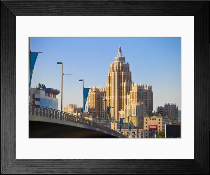 Framed Print : Kazakhstan, Astana, Triumph of Astana - a 480-apartment housing estate Framed Print : Kazakhstan, Astana, Triumph of Astana - a 480-apartment housing estate