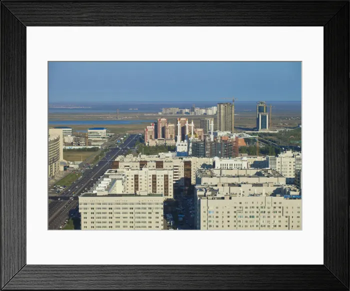 Framed Print : Kazakhstan, Astana, View of City Center Framed Print : Kazakhstan, Astana, View of City Center