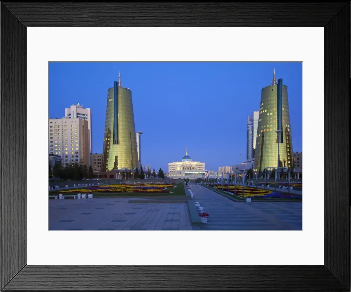 Framed Print : Kazakhstan, Astana, The Ak Orda Presidential Palace of President Nursultan Nazarbayev Framed Print : Kazakhstan, Astana, The Ak Orda Presidential Palace of President Nursultan Nazarbayev