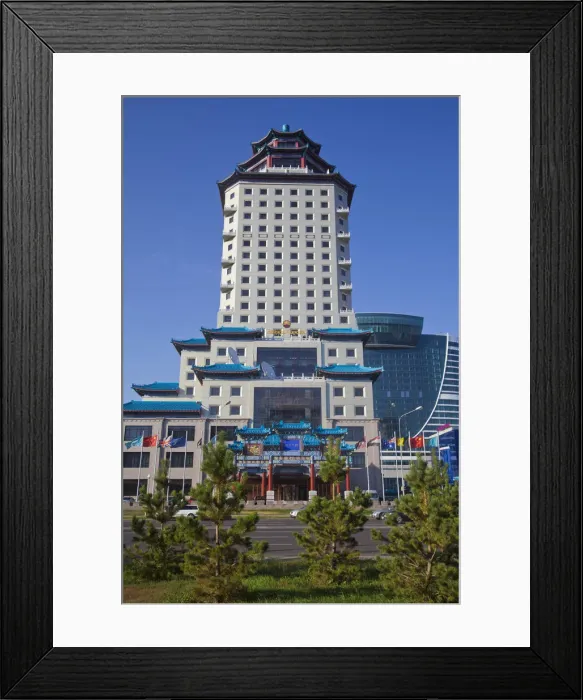 Framed Print : Kazakhstan, Astana, The Beijing Palace Soluxe Hotel Framed Print : Kazakhstan, Astana, The Beijing Palace Soluxe Hotel