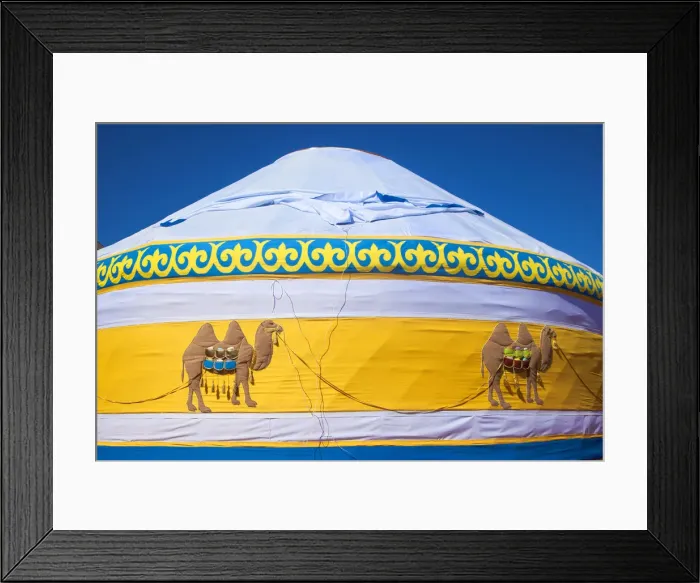 Framed Print : Kazakhstan, Astana, Yurt at Country fair in the old city Framed Print : Kazakhstan, Astana, Yurt at Country fair in the old city