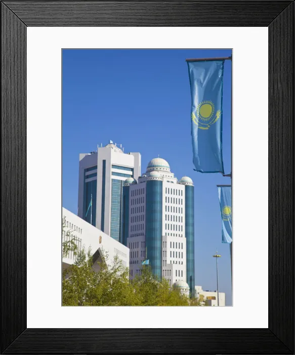 Framed Print : Kazakhstan, Astana, Parliament buildings Framed Print : Kazakhstan, Astana, Parliament buildings
