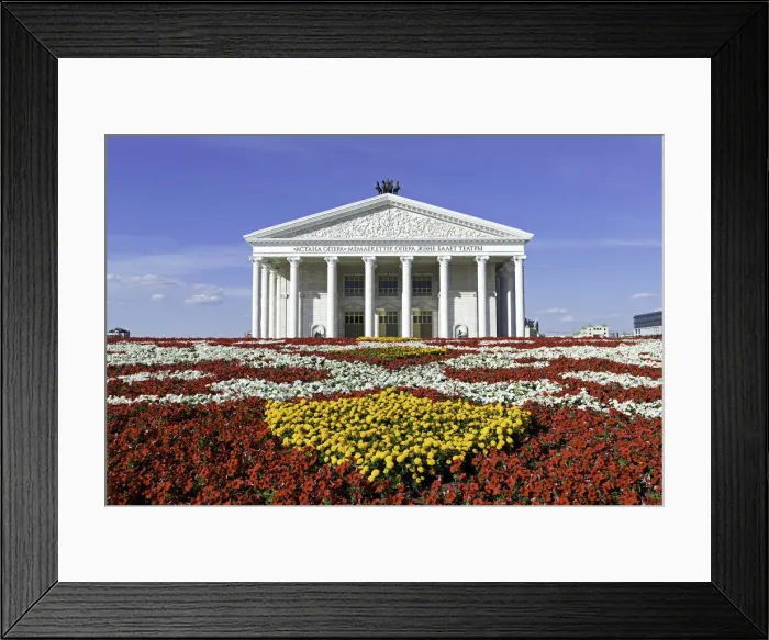 Framed Print : Central Asia, Kazakhstan, Astana, Opera Theater Framed Print : Central Asia, Kazakhstan, Astana, Opera Theater