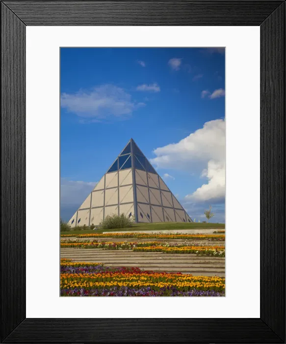 Framed Print : Kazakhstan, Astana, Palace of Peace and Reconciliation pyramid designed by Sir Norman Framed Print : Kazakhstan, Astana, Palace of Peace and Reconciliation pyramid designed by Sir Norman