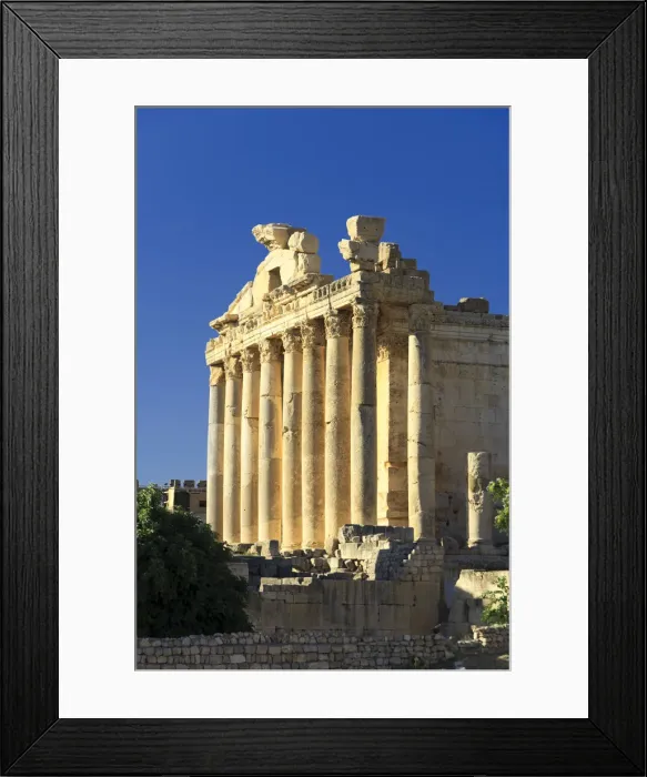 Framed Print : Lebanon, Baalbek, Temple of Bacchus Framed Print : Lebanon, Baalbek, Temple of Bacchus