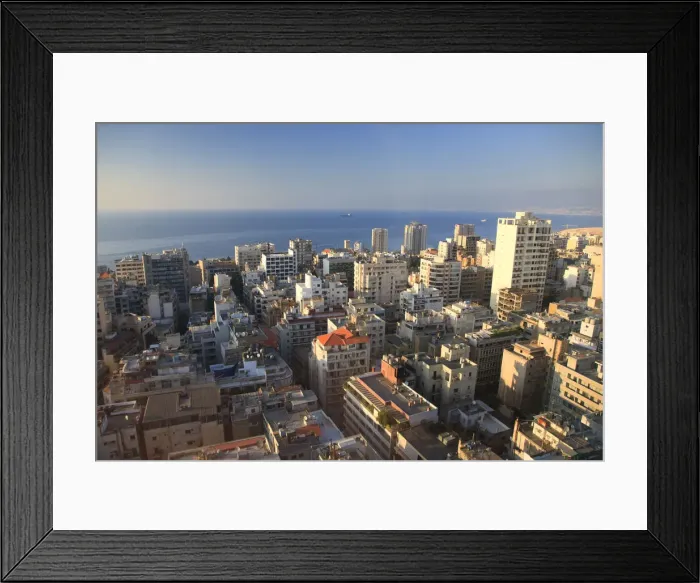 Framed Print : Lebanon, Beirut, aerial view Framed Print : Lebanon, Beirut, aerial view