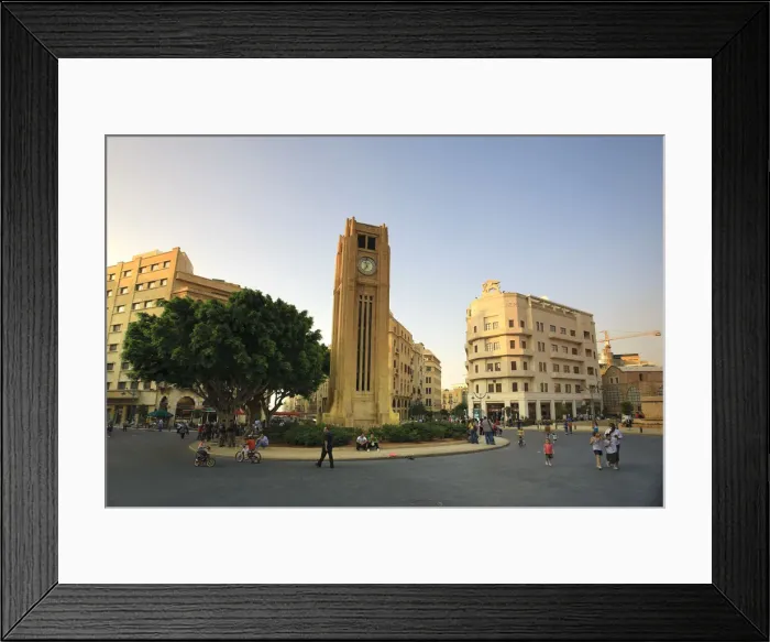 Framed Print : Lebanon, Beirut, Place d Etoile Framed Print : Lebanon, Beirut, Place d Etoile