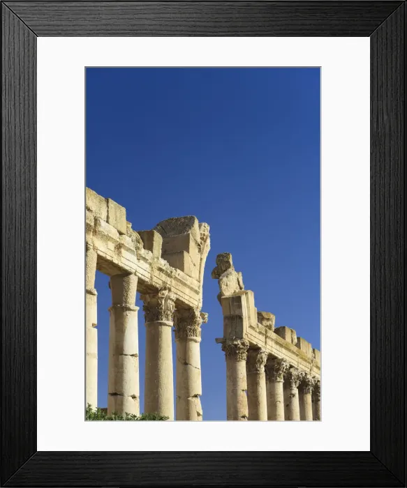 Framed Print : Lebanon, Baalbek, Roman Ruins