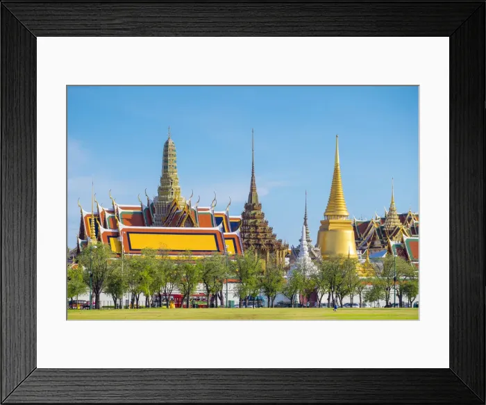 Framed Print : Grand Palace and Wat Phra Kaew, Bangkok, Thailand Framed Print : Grand Palace and Wat Phra Kaew, Bangkok, Thailand