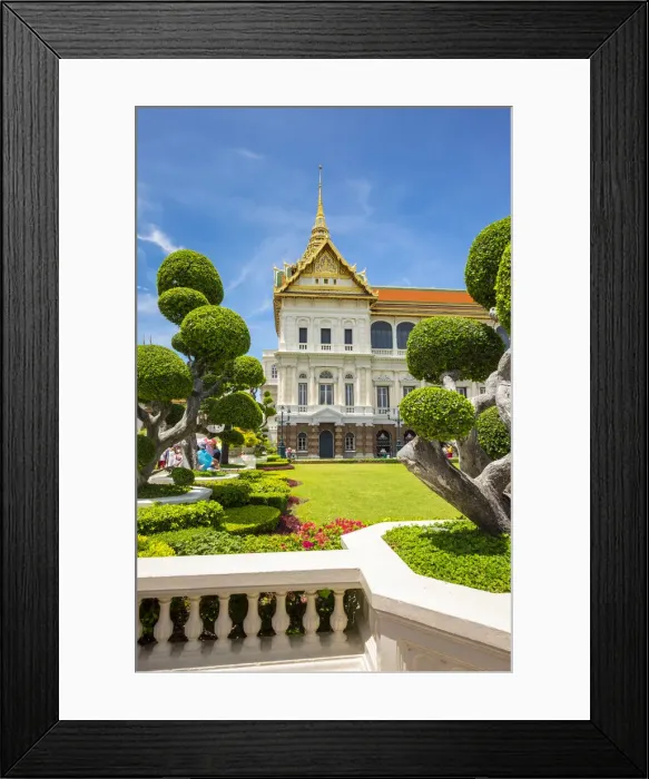 Framed Print : Phra Thinang Chakri Maha Prasat throne hall, Grand Palace complex, Bangkok, Thailand Framed Print : Phra Thinang Chakri Maha Prasat throne hall, Grand Palace complex, Bangkok, Thailand