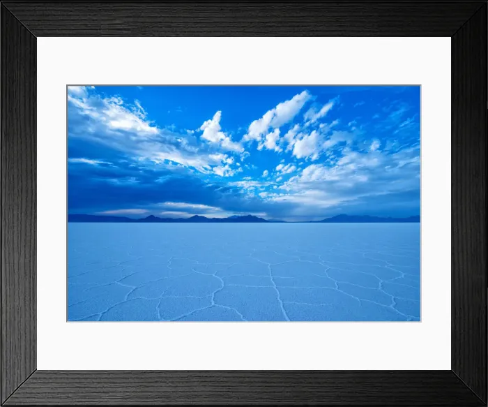 Framed Print : USA, Utah, Wendover, Bonneville Salt Flats, Great Salt Lake flats at Bonneville Framed Print : USA, Utah, Wendover, Bonneville Salt Flats, Great Salt Lake flats at Bonneville