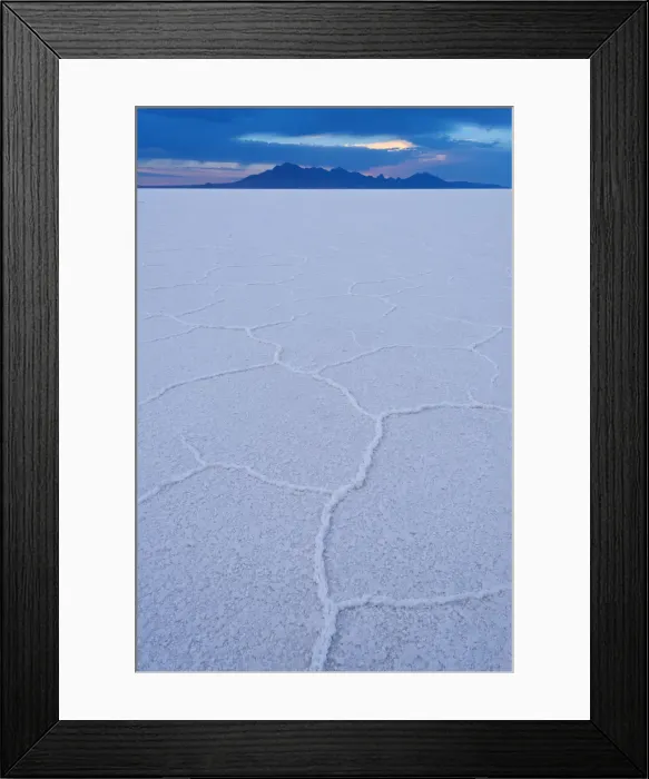 Framed Print : USA, Utah, Wendover, Bonneville Salt Flats Framed Print : USA, Utah, Wendover, Bonneville Salt Flats