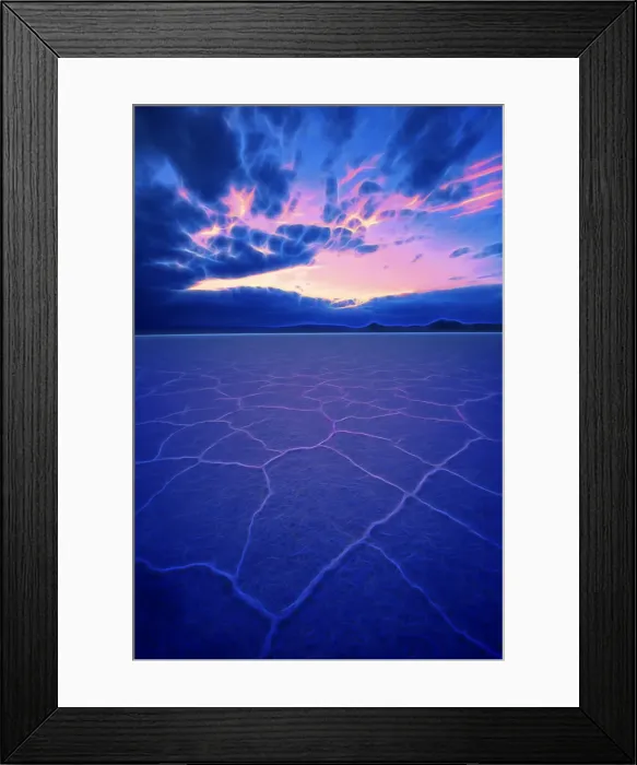 Framed Print : USA, Utah, Wendover, Bonneville Salt Flats Framed Print : USA, Utah, Wendover, Bonneville Salt Flats