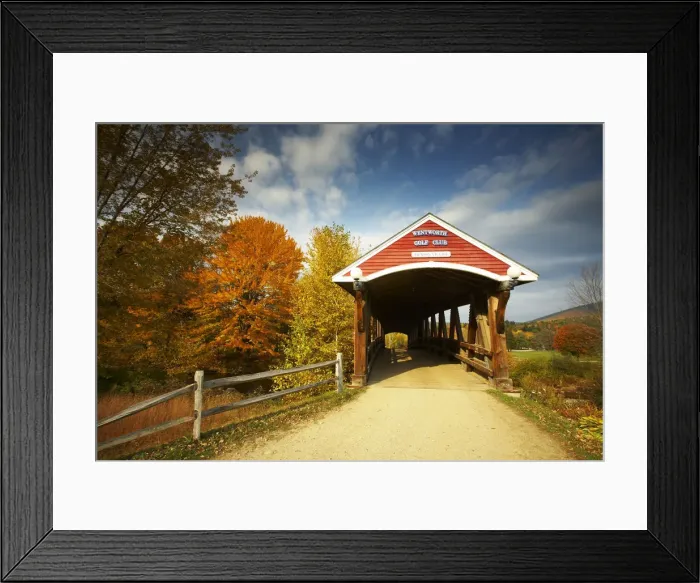 Framed Print : Jackson Covered Bridge, New Hampshire, USA Framed Print : Jackson Covered Bridge, New Hampshire, USA