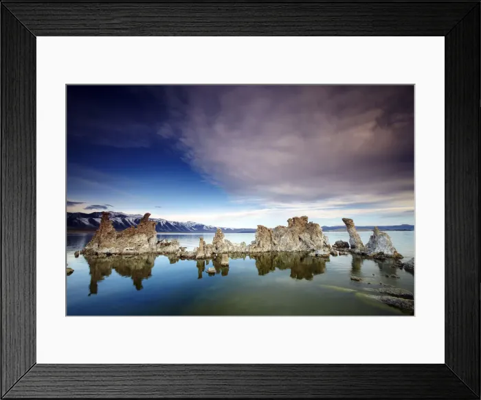 Framed Print : Cloudscape over Mono Lake, Lee Vining, California, USA Framed Print : Cloudscape over Mono Lake, Lee Vining, California, USA