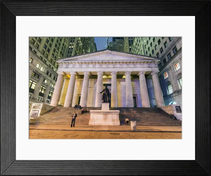 Framed Print : Federal Hall National Memorial, Lower Manhattan, New York, USA Framed Print : Federal Hall National Memorial, Lower Manhattan, New York, USA