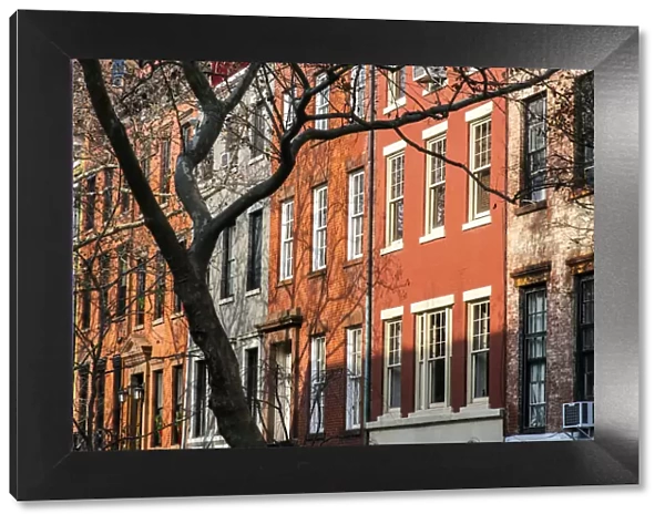 Residential area at Greenwich Village, Manhattan, New York, USA