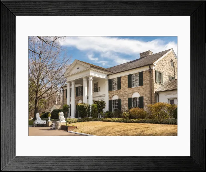 Framed Print : USA, Tennessee, Memphis, Entrance to Graceland Framed Print : USA, Tennessee, Memphis, Entrance to Graceland