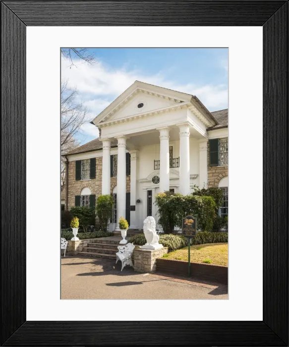 Framed Print : USA, Tennessee, Memphis, Entrance to Graceland Framed Print : USA, Tennessee, Memphis, Entrance to Graceland