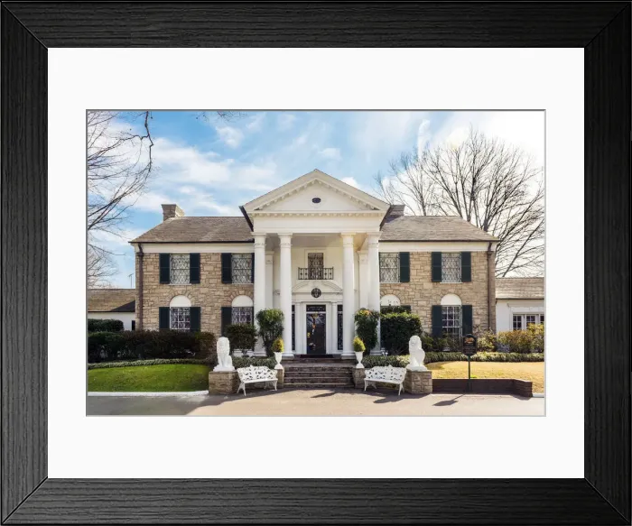Framed Print : USA, Tennessee, Memphis, Entrance to Graceland Framed Print : USA, Tennessee, Memphis, Entrance to Graceland