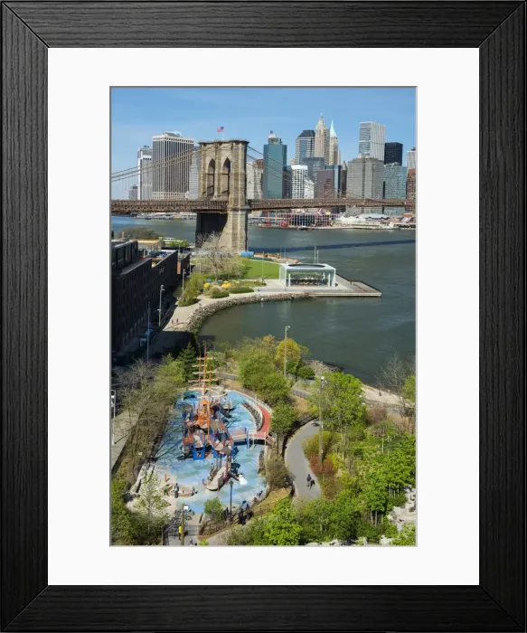 Framed Print : USA, New York, Brooklyn, DUMBO, Brooklyn Bridge Park Framed Print : USA, New York, Brooklyn, DUMBO, Brooklyn Bridge Park