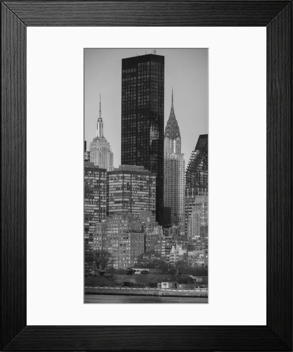 Framed Print : USA, East Coast, New York, Manhattan, Midtown, Empire Sttate Building and Chrysler Framed Print : USA, East Coast, New York, Manhattan, Midtown, Empire Sttate Building and Chrysler