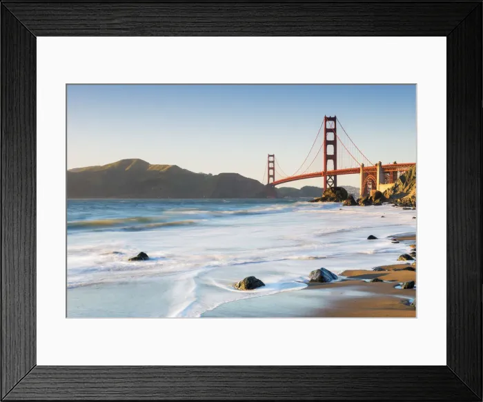 Framed Print : North America, USA, America, California, San Francisco, Golden gate bridge from Marshalls Framed Print : North America, USA, America, California, San Francisco, Golden gate bridge from Marshalls