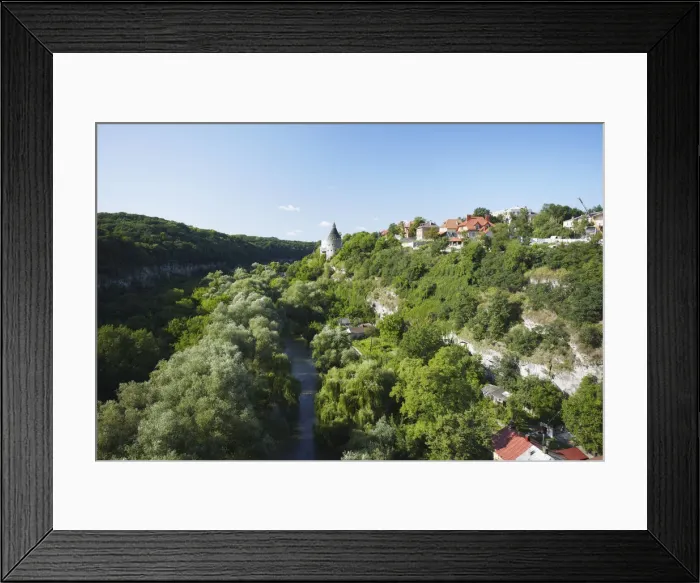 Framed Print : View of canyon surrounding Old Town, Kamyanets-Podilsky, Podillya, Ukraine Framed Print : View of canyon surrounding Old Town, Kamyanets-Podilsky, Podillya, Ukraine