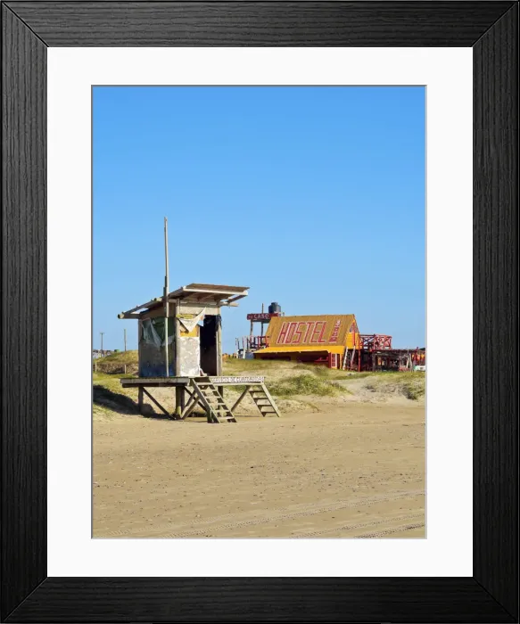 Framed Print : Uruguay, Rocha Department, View of the beach in Cabo Polonio Framed Print : Uruguay, Rocha Department, View of the beach in Cabo Polonio