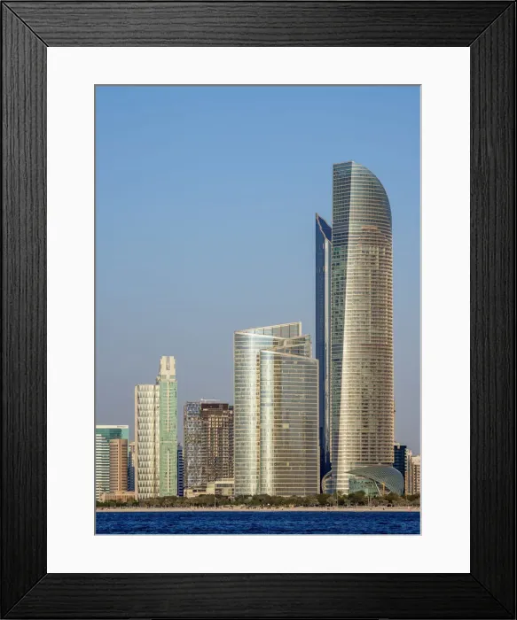 Framed Print : The Landmark Tower, World Trade Center and Abu Dhabi Investment Authority Buildings Framed Print : The Landmark Tower, World Trade Center and Abu Dhabi Investment Authority Buildings