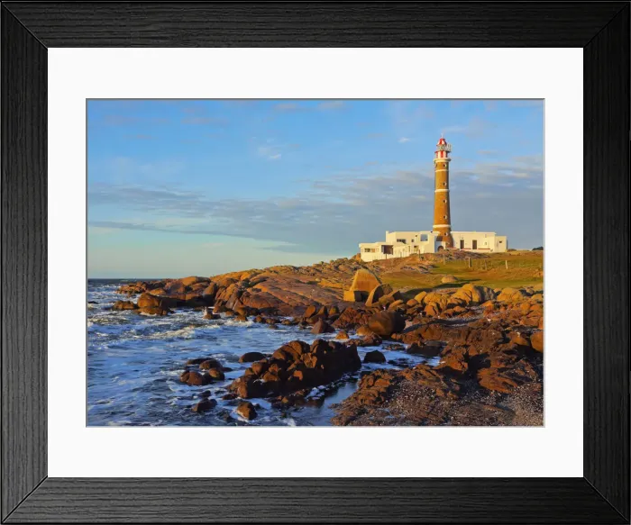 Framed Print : Uruguay, Rocha Department, Cabo Polonio, Lighthouse at sunrise Framed Print : Uruguay, Rocha Department, Cabo Polonio, Lighthouse at sunrise