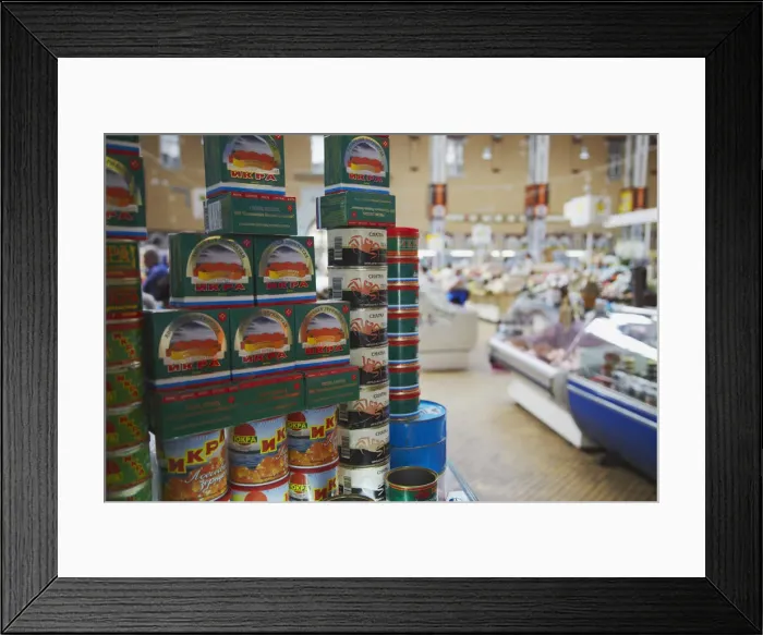 Framed Print : Caviar for sale in Bessarabsky Market, Kiev, Ukraine Framed Print : Caviar for sale in Bessarabsky Market, Kiev, Ukraine