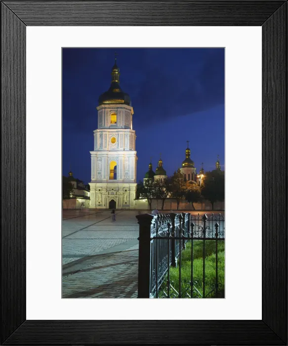 Framed Print : St Sophias Cathedral at dusk, Kiev, Ukraine Framed Print : St Sophias Cathedral at dusk, Kiev, Ukraine