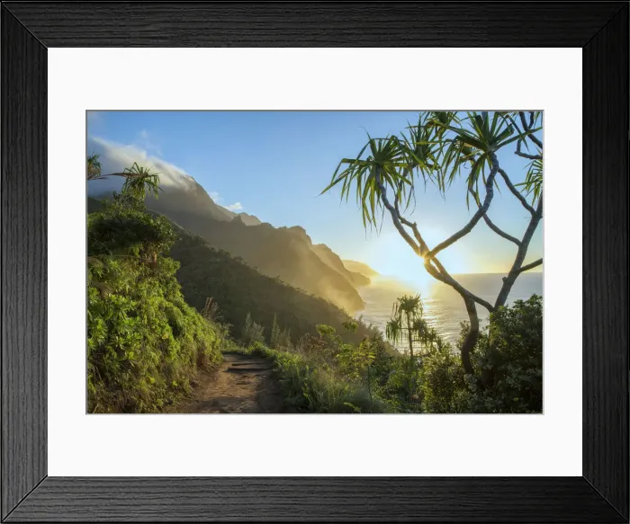 Framed Print : USA, Hawaii, Kauai, North Shore, Na Pali Coast Framed Print : USA, Hawaii, Kauai, North Shore, Na Pali Coast