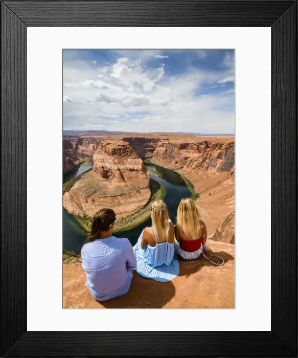 Framed Print : North America, USA, Colorado Plateau, Arizona, Glen Canyon, Horseshoe Bend & the Colorado