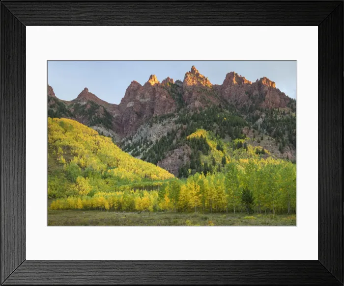Framed Print : North America, USA, Rocky Mountains, Colorado, Aspen, White River National Forest