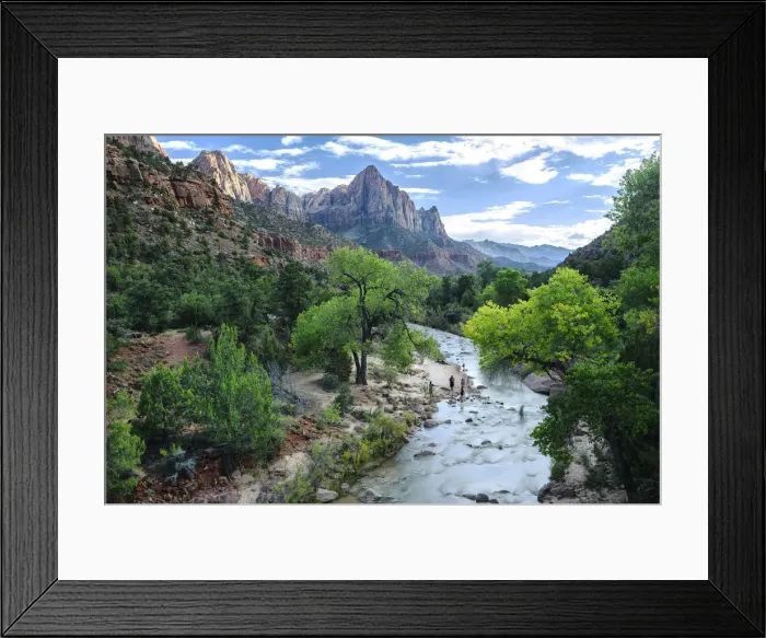 Framed Print : North America, USA, Southwest, Colorado Plateau, Utah, Zion National Park & the Virgin Framed Print : North America, USA, Southwest, Colorado Plateau, Utah, Zion National Park & the Virgin