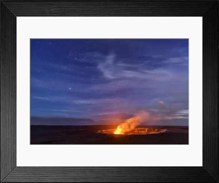 Framed Print : USA, Hawaii, Big Island, Volcanoes National Park, Halema uma u Crater Framed Print : USA, Hawaii, Big Island, Volcanoes National Park, Halema uma u Crater