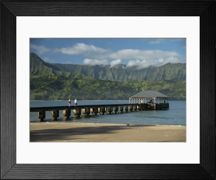 Framed Print : USA; Hawaii; Hawaiian; Island; Kauai; Na Pali Coast, Hanalei Beach Framed Print : USA; Hawaii; Hawaiian; Island; Kauai; Na Pali Coast, Hanalei Beach