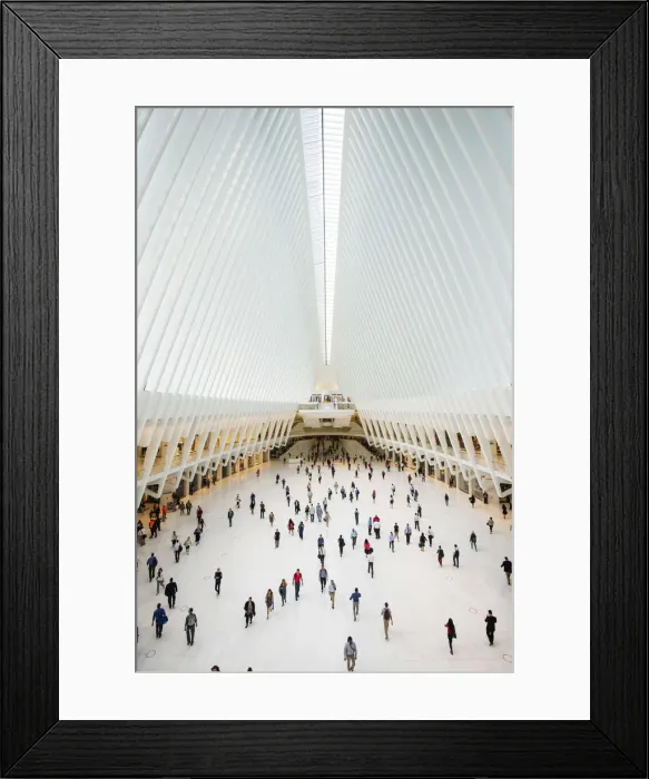Framed Print : World trade centre towering above the terminal, New York, USA Framed Print : World trade centre towering above the terminal, New York, USA