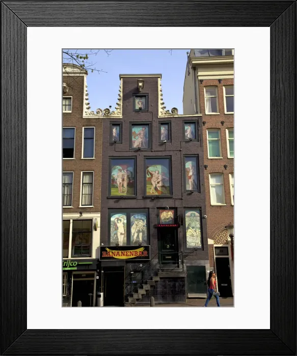 Framed Print : Red Light District, Amsterdam, Netherlands Framed Print : Red Light District, Amsterdam, Netherlands