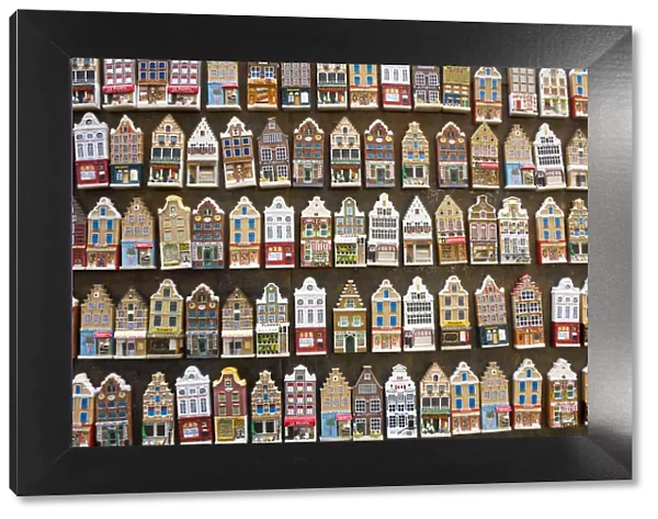 Fridge Magnets of Amsterdam town houses, Amsterdam, Holland
